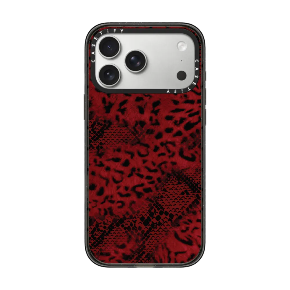 Dark Red Leopard｜手機殼