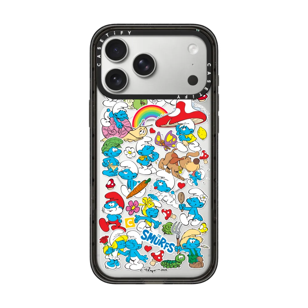藍色小精靈 The Smurfs Sticker Pattern Case｜手機殼