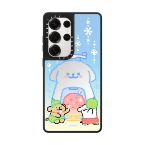 线条小狗夏日刨冰手机壳｜三星手機殼