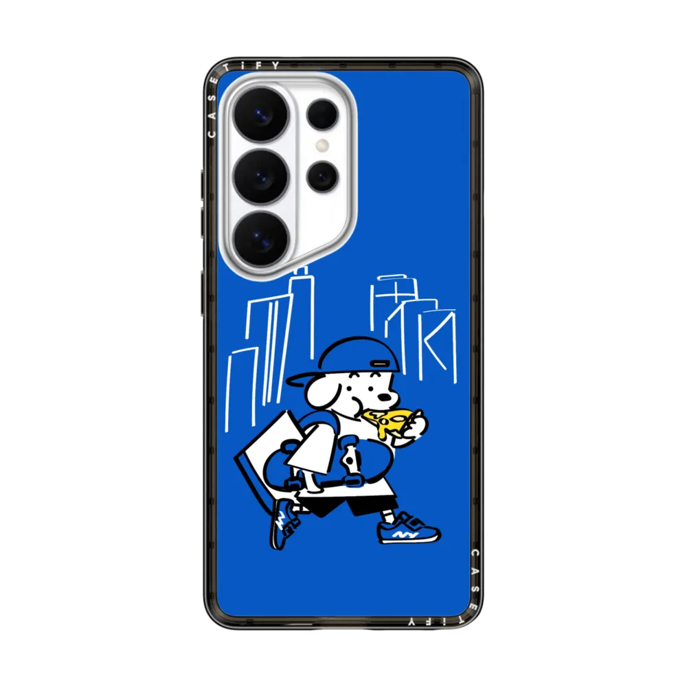 Chill Time in NY (Pizza) - Blue｜三星手機殼