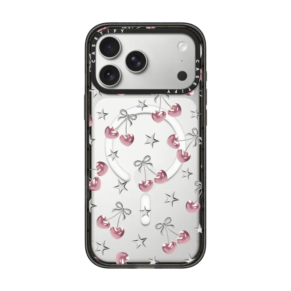 精選圖案系列｜Metallic Pink Cherries