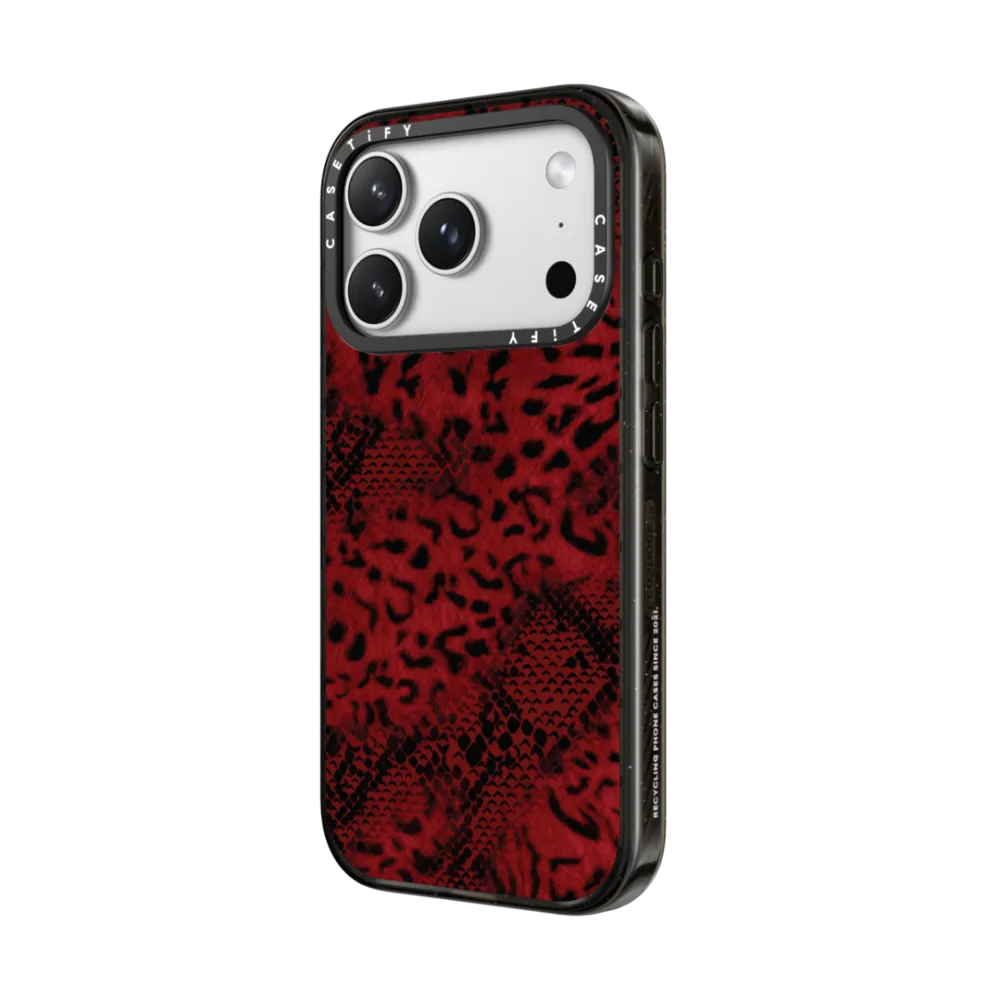 Dark Red Leopard｜手機殼