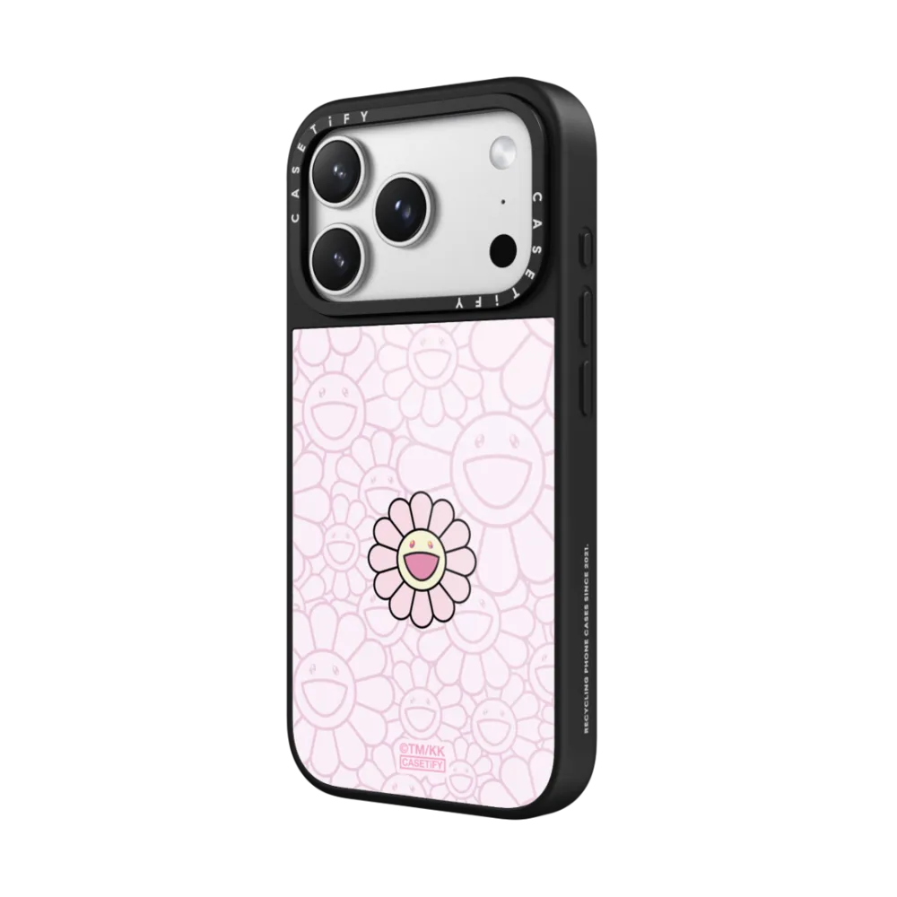 村上隆｜SUPERFLAT FLOWER PHONE CASE (PINK)（晶釉款）｜手機殼