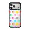 Tube Line Roundels Pattern Phone Case - Rainbow Edition｜手機殼