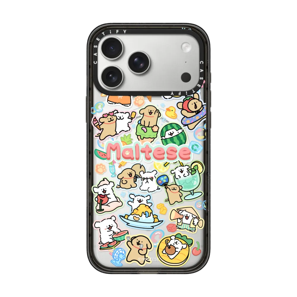 Maltese Summer Vibes Sticker Case