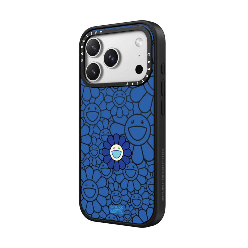 村上隆 SUPERFLAT FLOWER PHONE CASE (BLUE)｜手機殼