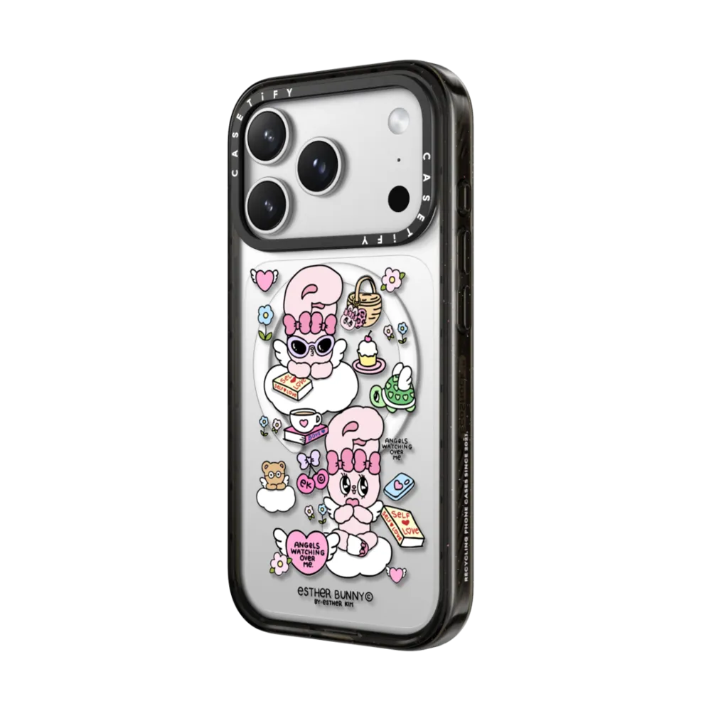 Esther Bunny Chill Cloud Stickers Phone Case｜手機殼