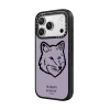 Maison Kitsuné Bold Fox Head Wisteria Purple Case｜手機殼
