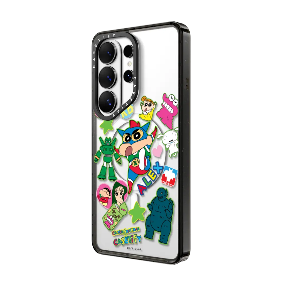 蠟筆小新｜Crayon Shinchan Sticker Custom Case (Action Kamen)｜三星手機殼