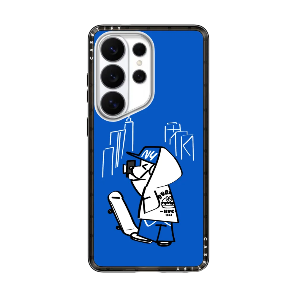 Chill Time in NY (Camera) - Blue｜三星手機殼