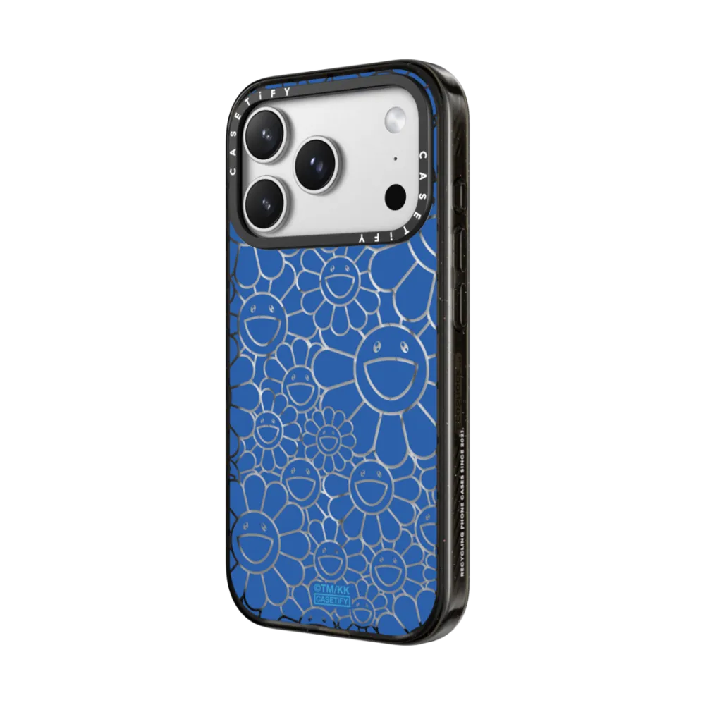 村上隆｜MULTI-FLOWERS (BLUE) PHONE CASE｜手機殼