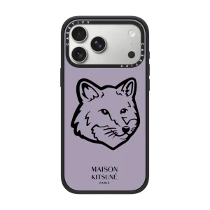 Maison Kitsuné Bold Fox Head Wisteria Purple Case｜手機殼