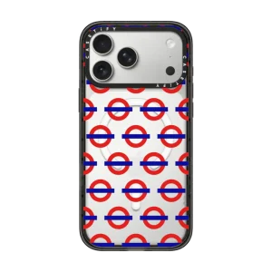Tube Line Roundels Pattern Phone Case - Red & Blue Edition｜手機殼