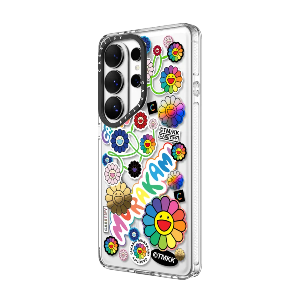 村上隆｜FLOWERS STICKER MANIA PHONE CASE｜三星手機殼