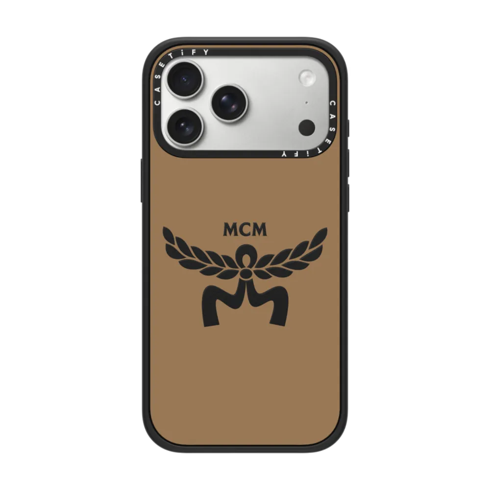 MCM Logo Case - Cognac｜手機殼