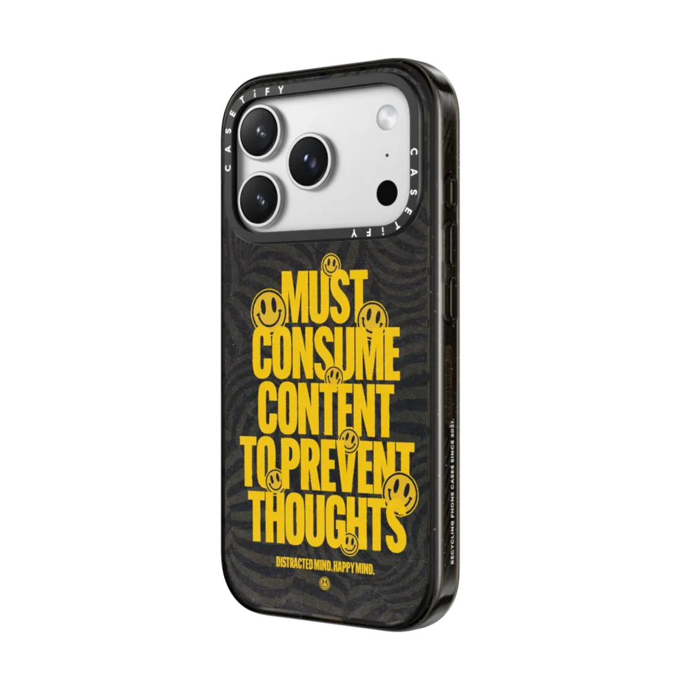 MUST CONSUME CONTENT TO PREVENT THOUGHTS by Okiden｜手機殼