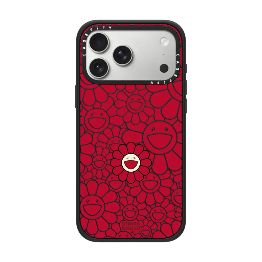 村上隆 SUPERFLAT FLOWER PHONE CASE (RED)