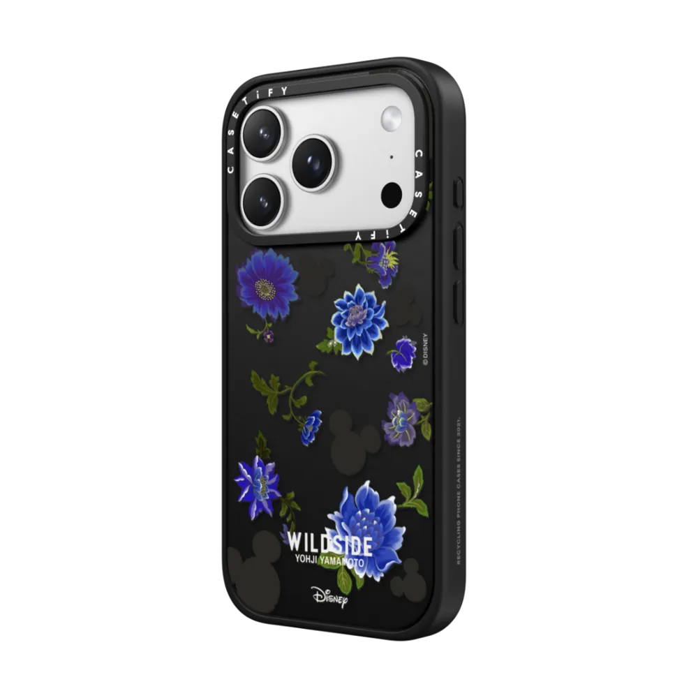 Mickey Mouse & Blue Flower Pattern Case｜手機殼