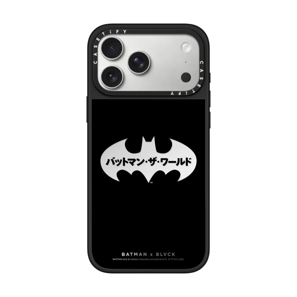 Batman x BLVCK Batman Word Case - Black｜手機殼