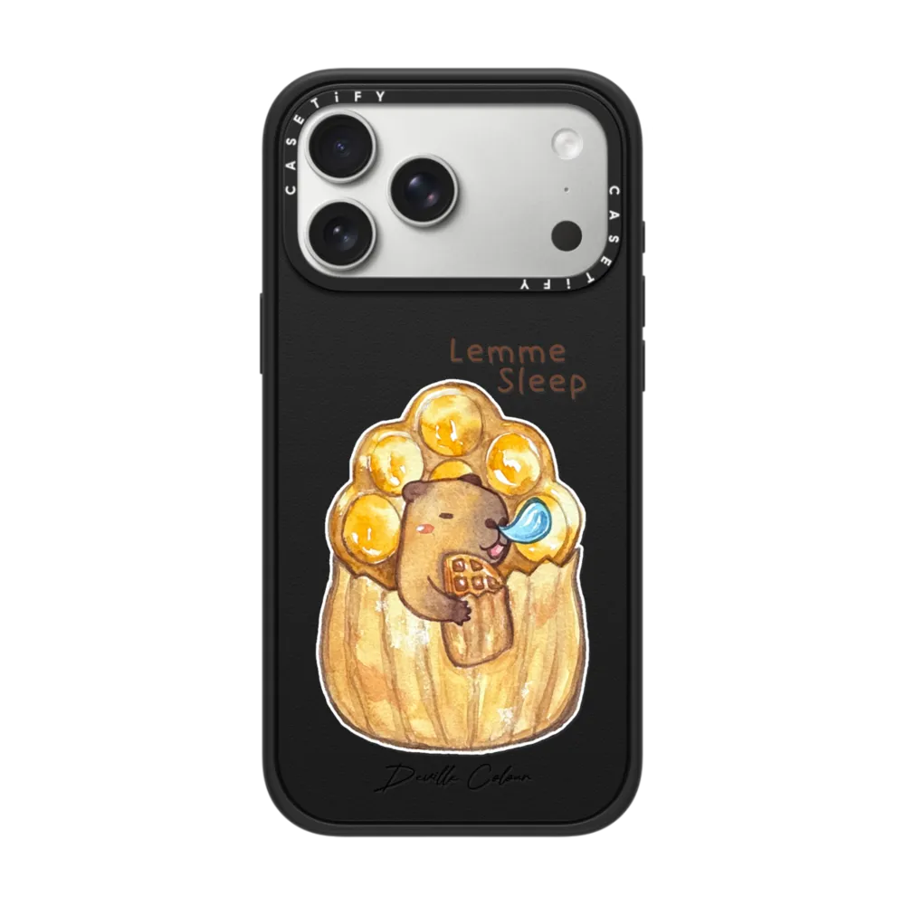 Capybara Egg Puff｜手機殼