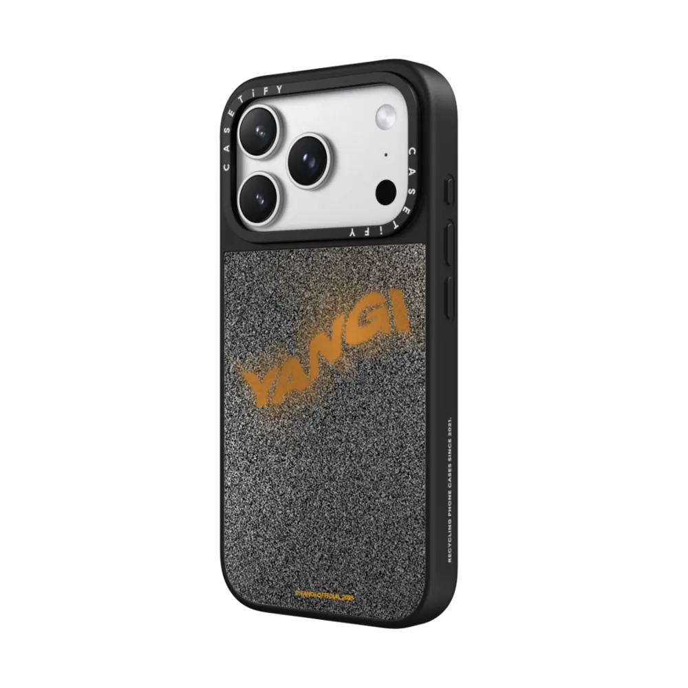 YANGI Metalic Glitch Logo Phone Case｜手機殼
