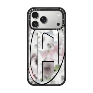 White Floral Oval D Case｜手機殼