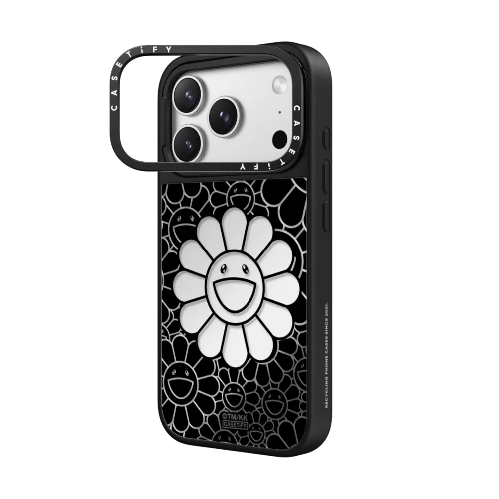 村上隆 SMILE ON PHONE CASE (BLACK)｜手機殼