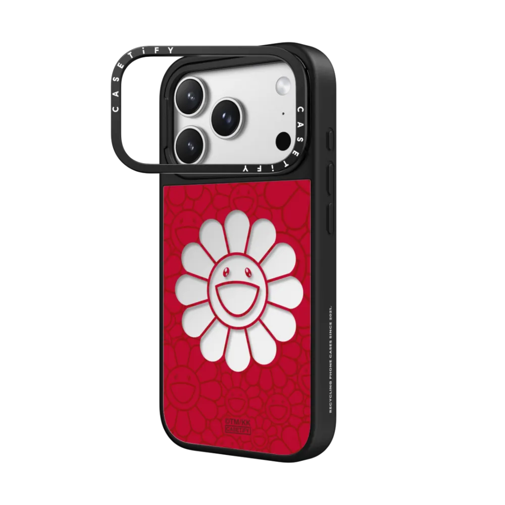村上隆 SMILE ON PHONE CASE (RED)｜手機殼