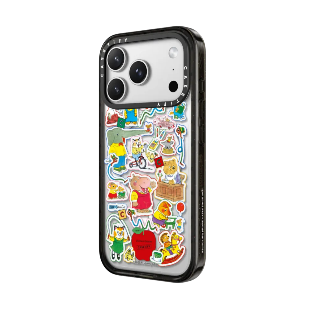 Richard Scarry Busy World Sticker Phone Case｜手機殼