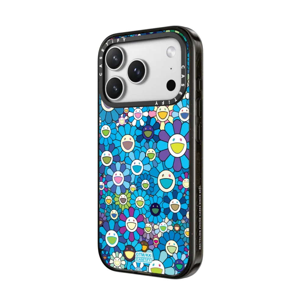 村上隆｜FLOWERS BLOOM (BLUE) PHONE CASE｜手機殼
