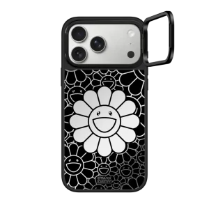村上隆 SMILE ON PHONE CASE (BLACK)｜手機殼