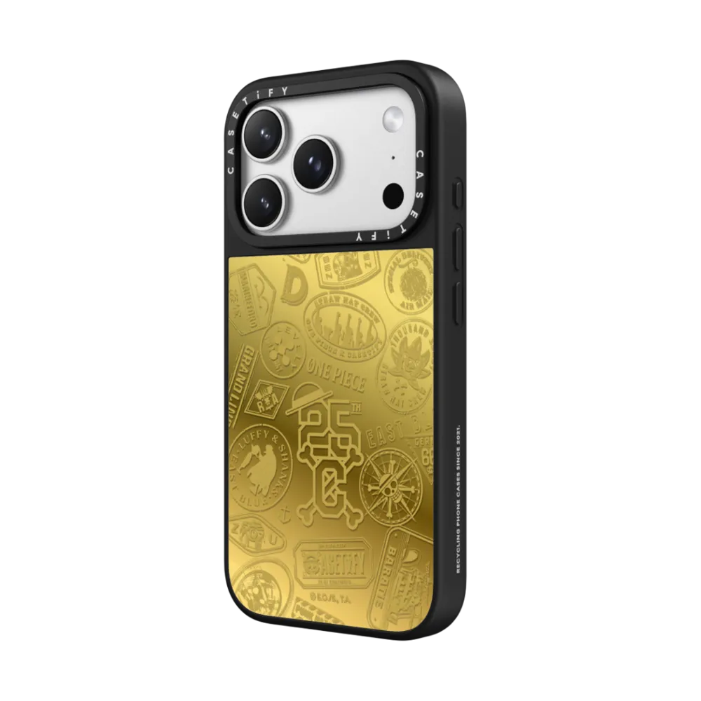 航海王 25 週年｜ONE PIECE 25th Chronicle Stamp Case (Gold)｜手機殼