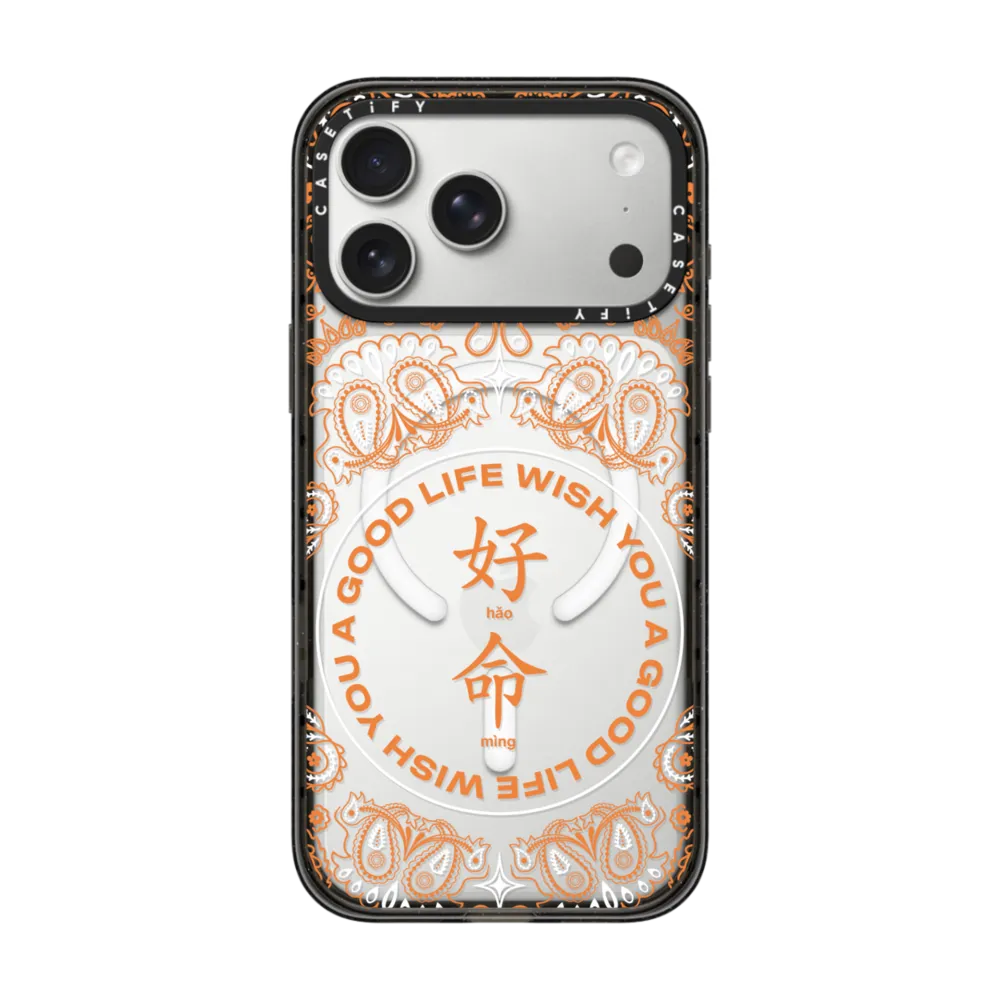 WYAGL Paisley Case - Orange｜手機殼