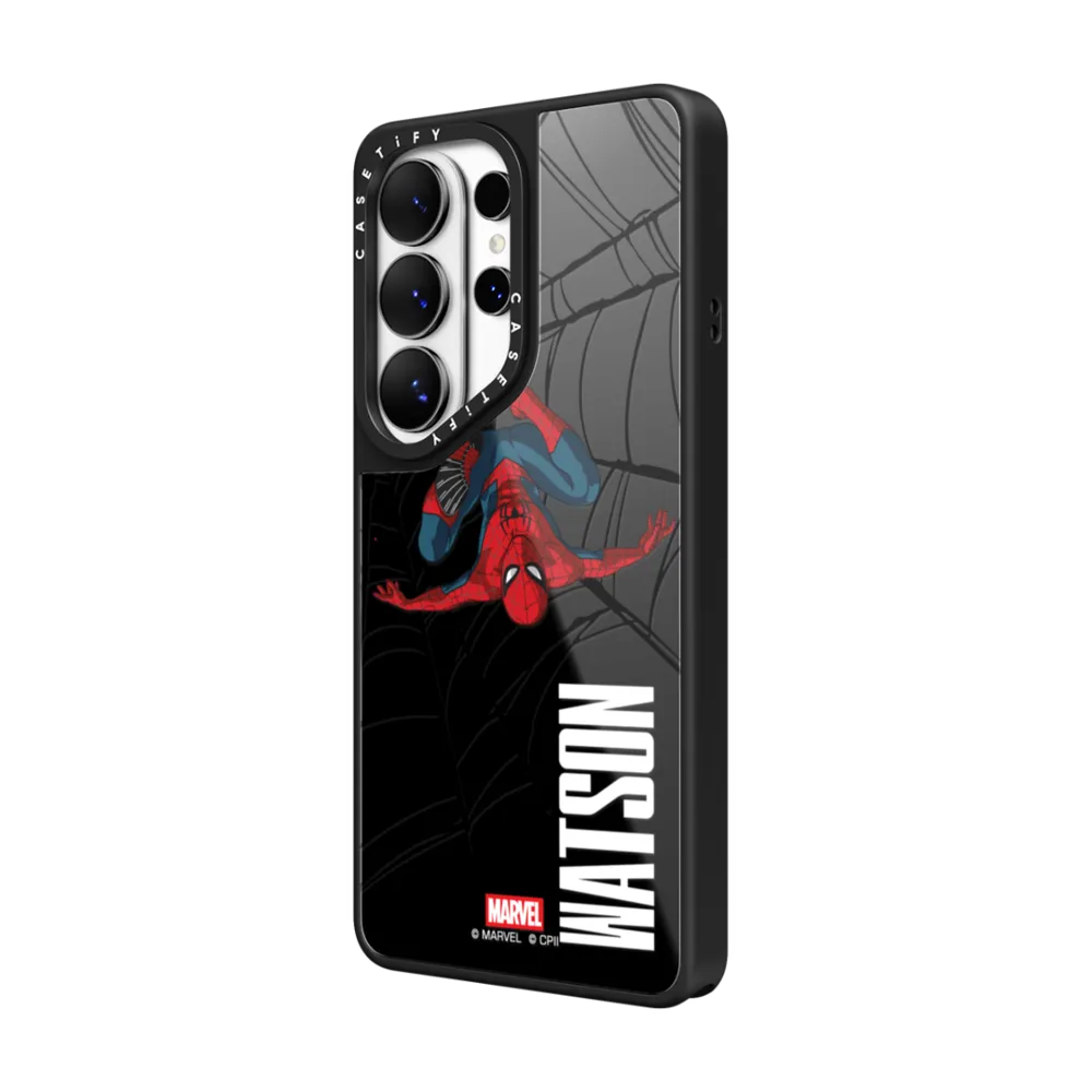 蜘蛛人｜Spider-Man Name Custom Case (White Font) - Pose 3｜三星手機殼