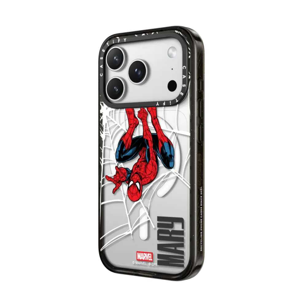 蜘蛛人｜Spider-Man Name Custom Case (Black Font) - Pose 1｜手機殼