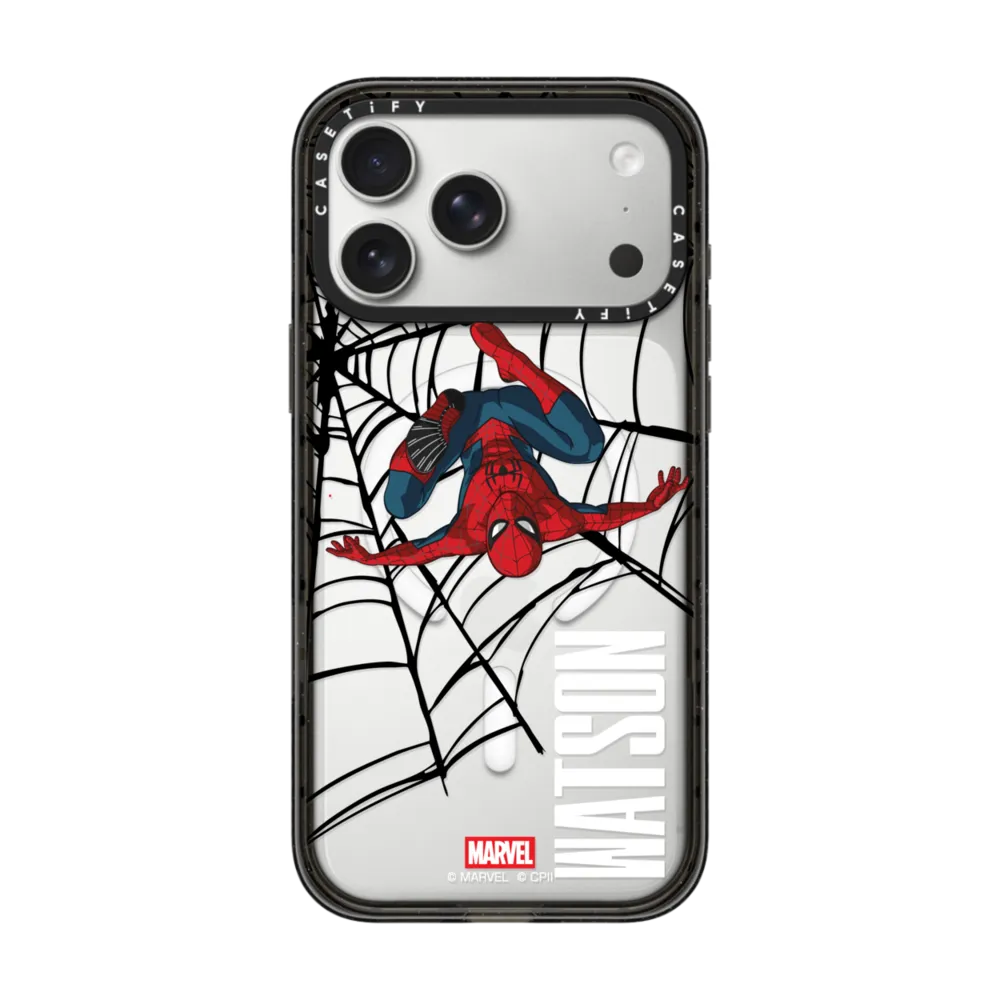 蜘蛛人｜Spider-Man Name Custom Case (White Font) - Pose 3