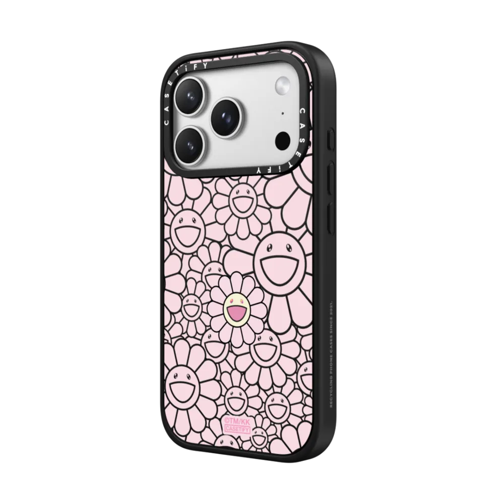 村上隆 SUPERFLAT FLOWER PHONE CASE (PINK)｜手機殼