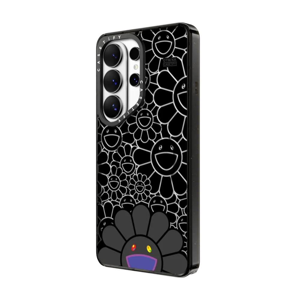 村上隆｜SMILE (BLACK) PHONE CASE｜三星手機殼