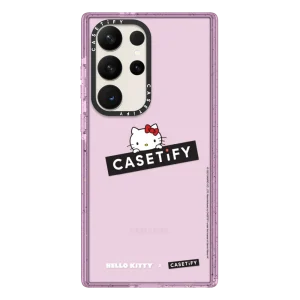 Hello Kitty（凱蒂貓）｜Box Logo Case｜三星手機殼