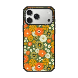 70s Floral over Green by Oh So Graceful｜手機殼