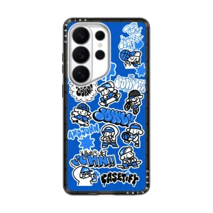 Mini JOHN (Sticker Mania) - Blue｜三星手機殼