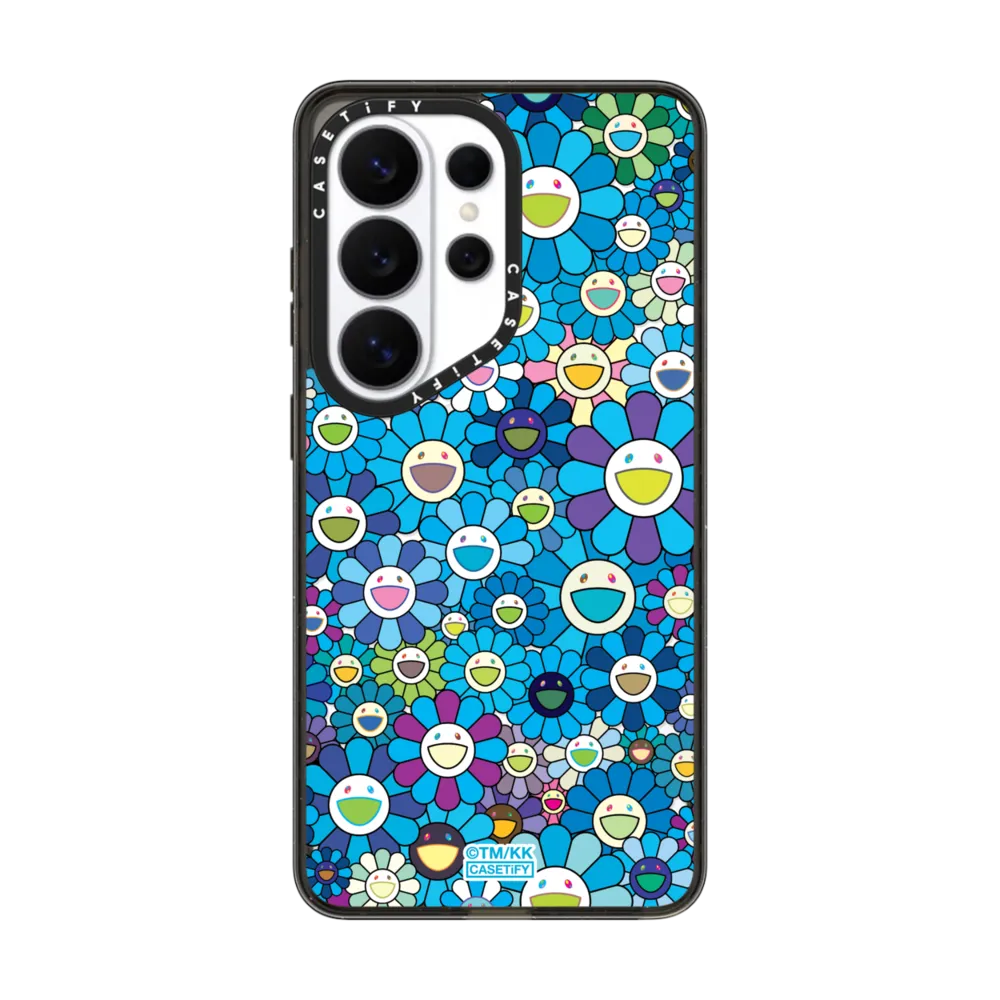 村上隆｜FLOWERS BLOOM (BLUE) PHONE CASE