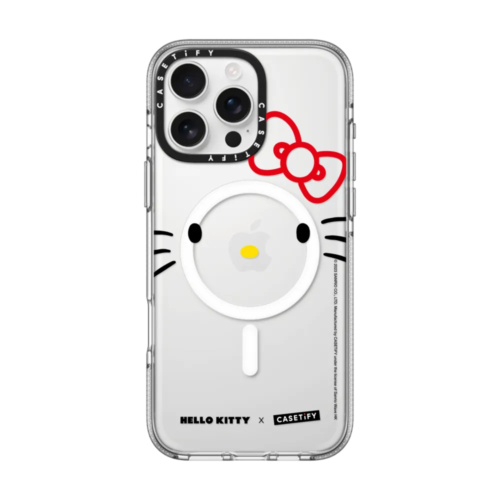 Hello Kitty（凱蒂貓）｜Hello Kitty Face Clear Case