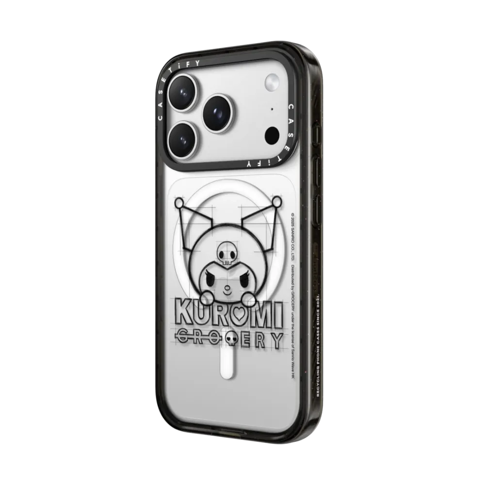 Grocery | Kuromi Black Logo Phone Case｜手機殼