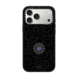 村上隆 SUPERFLAT FLOWER PHONE CASE (BLACK)｜手機殼
