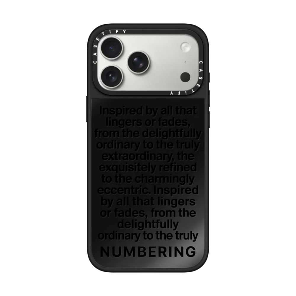 NUMBERING Typography Case｜手機殼