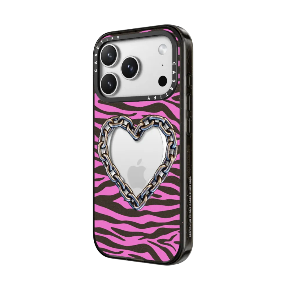 Zebra Heart Chain｜手機殼