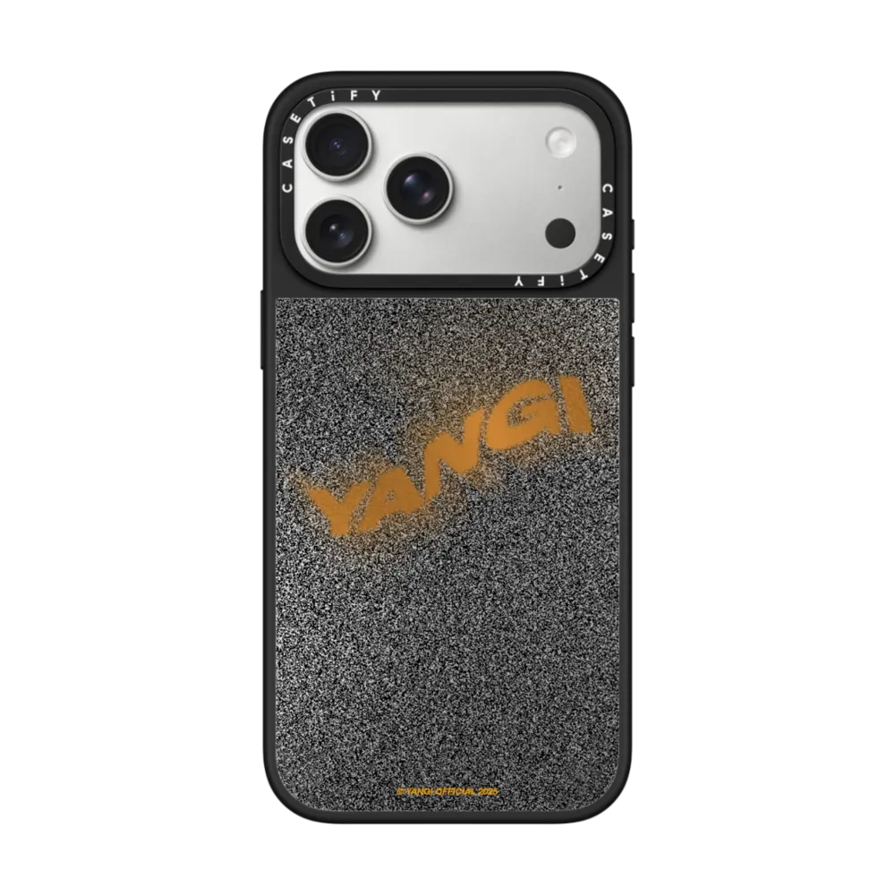YANGI Metalic Glitch Logo Phone Case｜手機殼