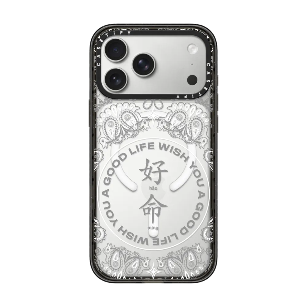 WYAGL Paisley Case - Grey｜手機殼