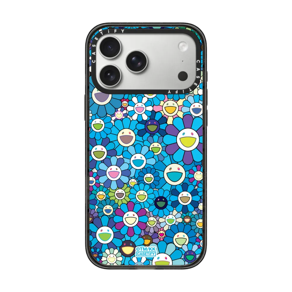 村上隆｜FLOWERS BLOOM (BLUE) PHONE CASE